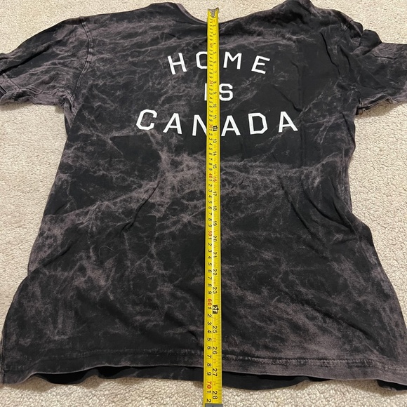 BNWT NEW Peace Collective black Dyed t-shirt size Large home is toronto - Picture 6 of 8